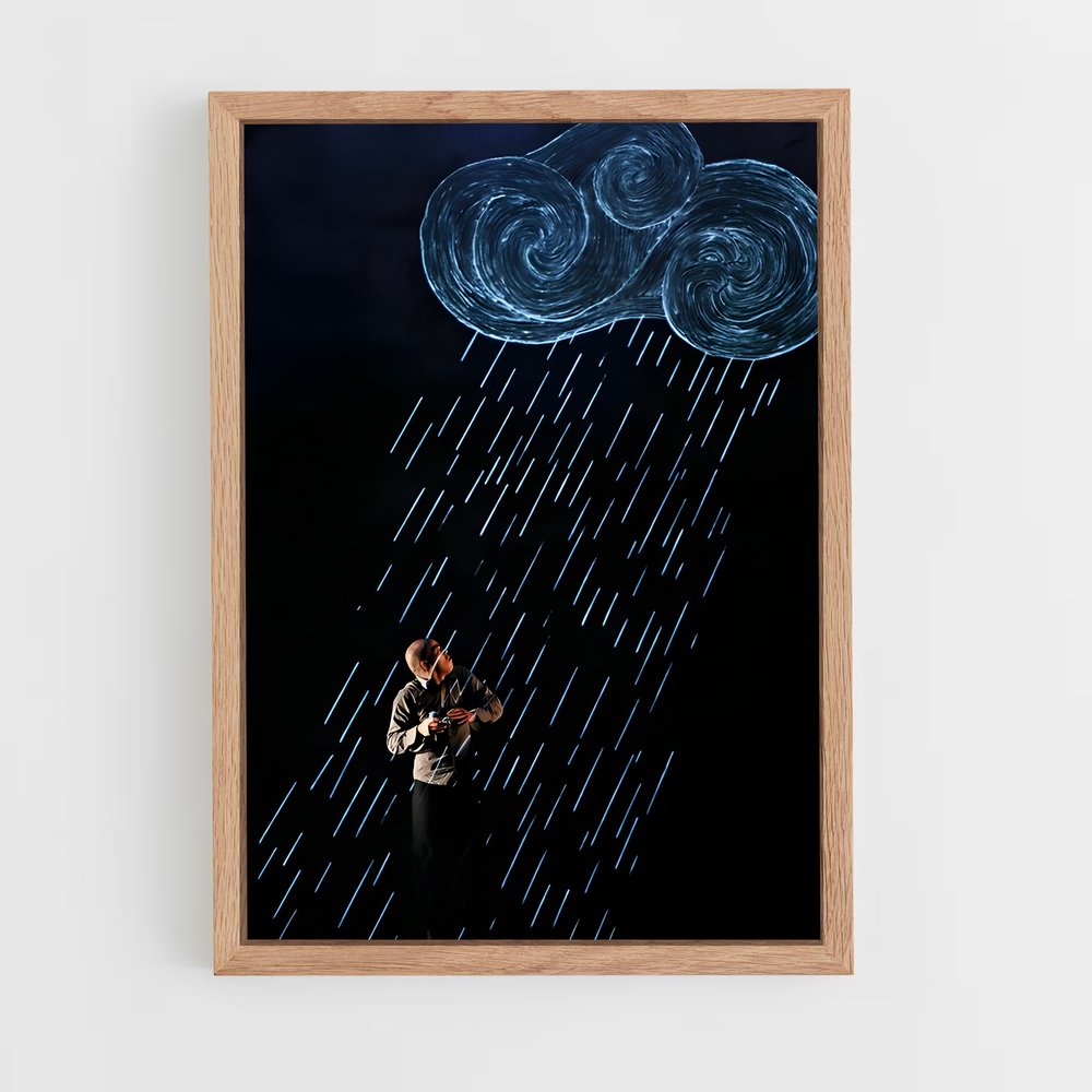 Poster Pluie de Pensées – affiche Danse (vue 4)